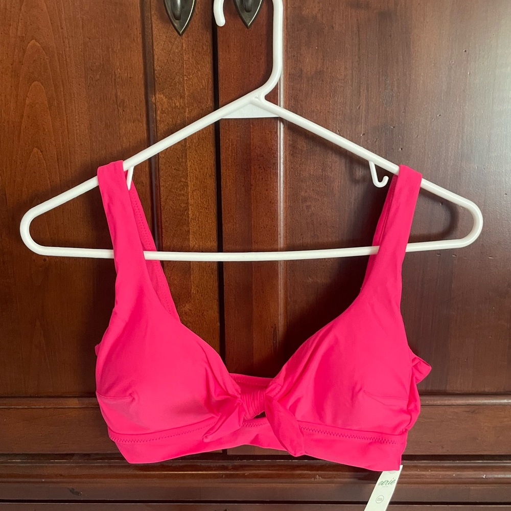 NWT swim top bright pink